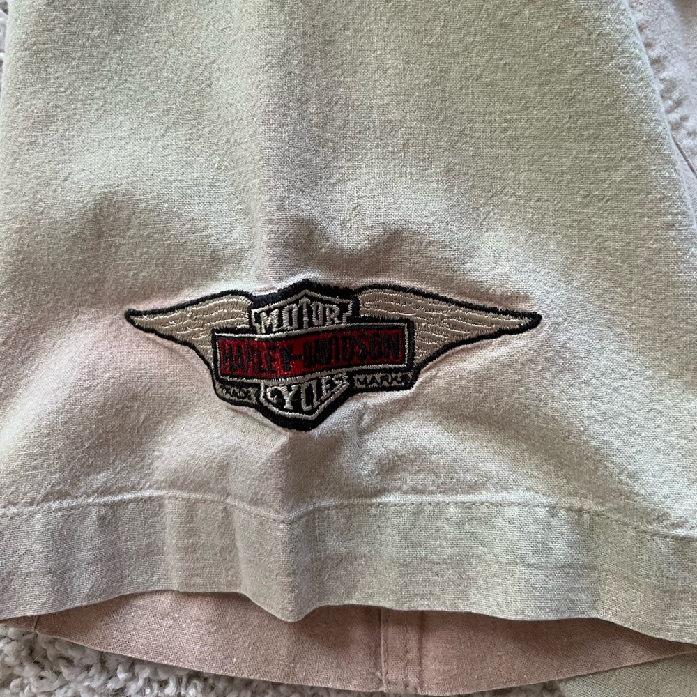 mens Harley Davidson button up shirt - Picture 5 of 7